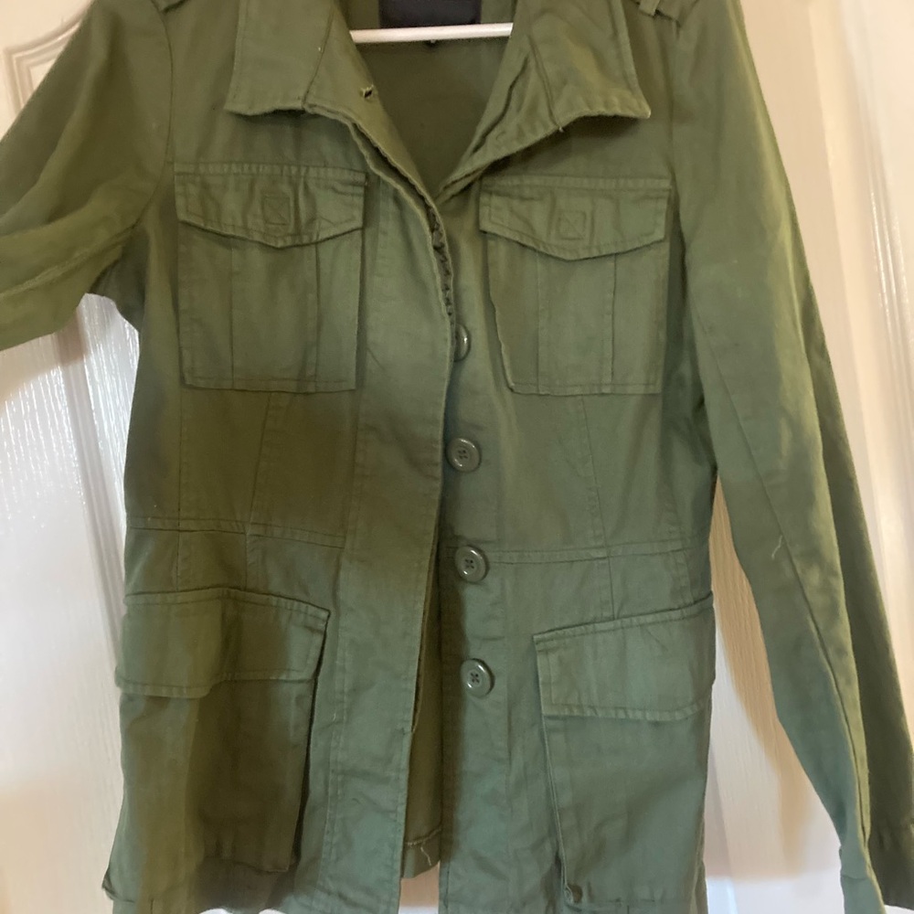 Charming Charlie Green Jacket